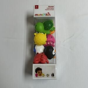 Munchkin 8-pk. Ocean Sea Creatures Bath Toys Squirt & Float One Size Multi 9M+